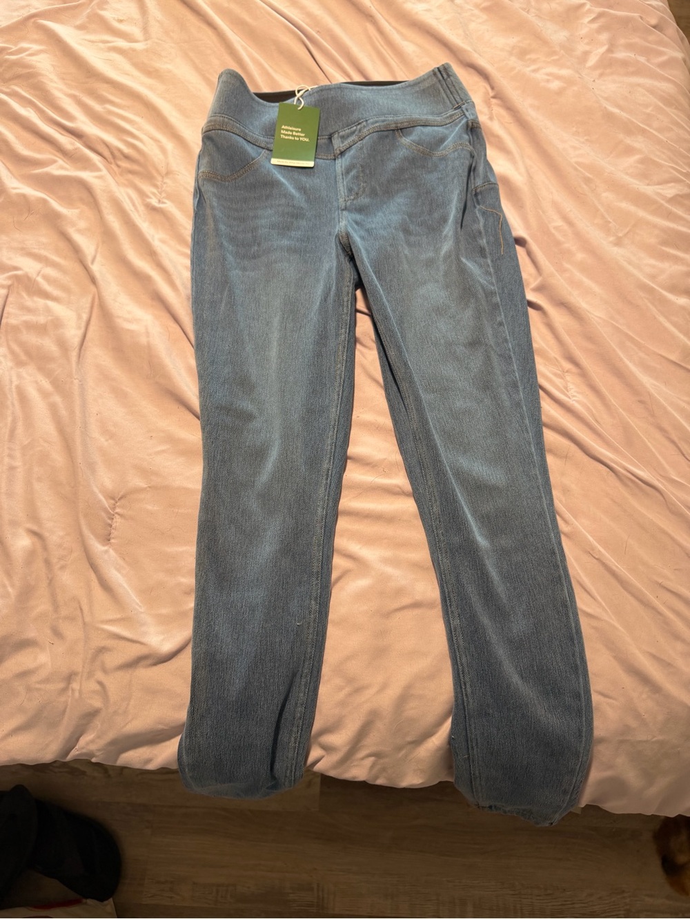 HALARA Denim-Effect Blue Stretch Jeggings